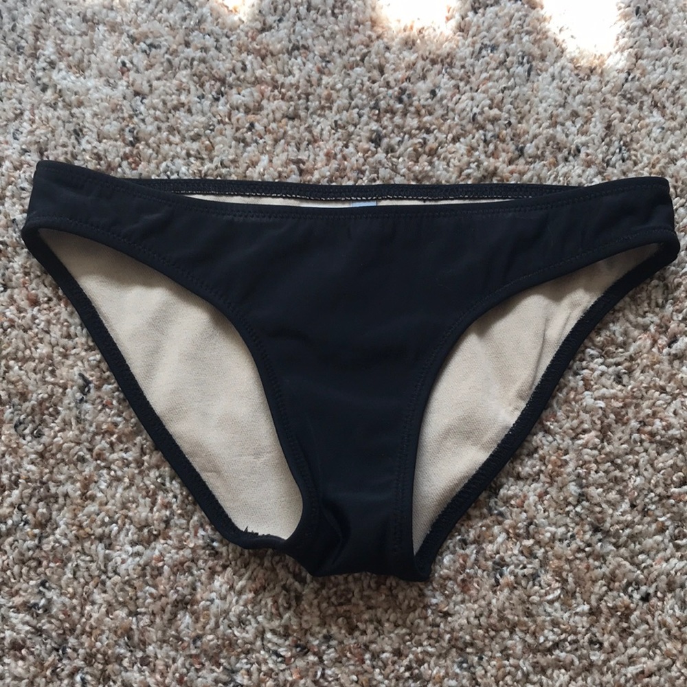Black bikini bottom